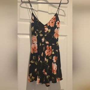Ivy + Main Velvet Floral Romper